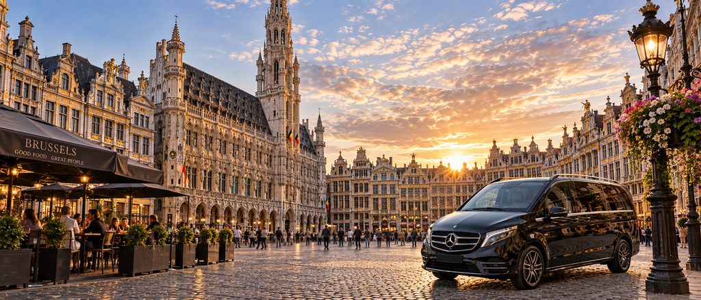 The gilded guild houses of the Grand Place in Brussels